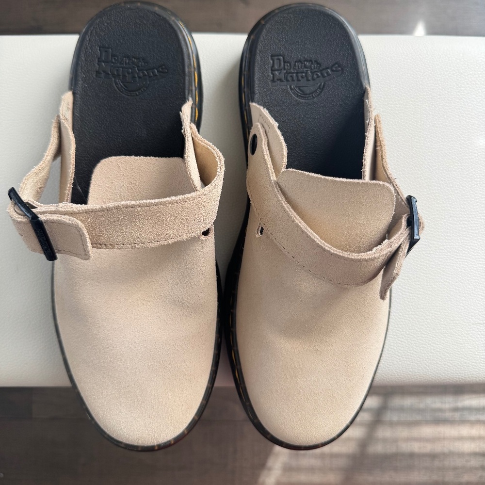 Dr Marten Carlson Suede Mule Shoes